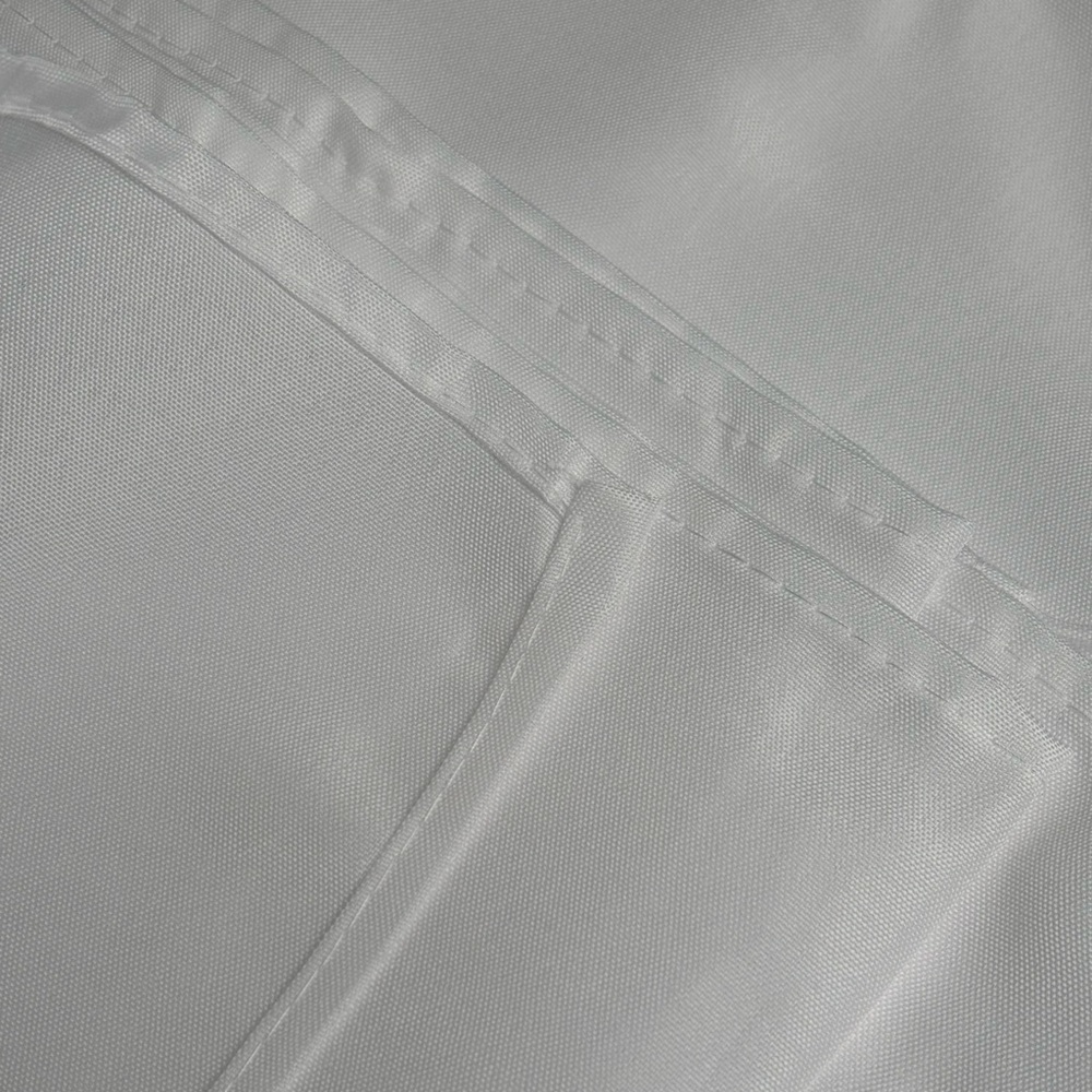 2 pack 90x132 Inch White Rectangular Tablecloth - Picture 5 of 6